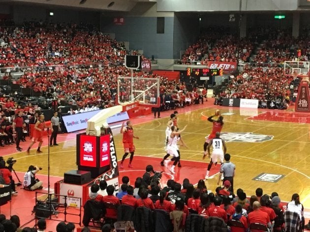 千葉ジェッツ対アルバルク東京のホーム試合(2月18日)