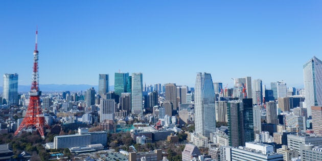 Panoramic view of Tokyo, Japan