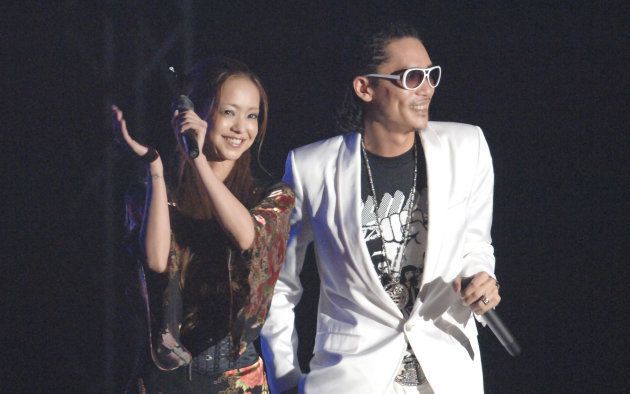 「MTV Video Music Awards Japan 」に登場した安室奈美恵とZeebra（2006年）