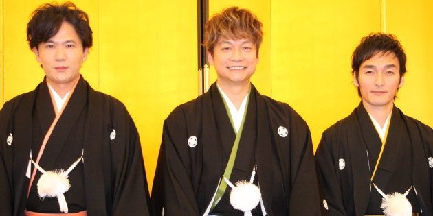 （左から）稲垣吾郎、香取慎吾、草彅剛