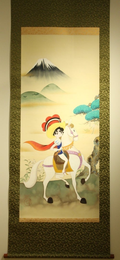 もしも伊藤若冲が「初音ミク」を描いたら…。日本画とアニメの時空を