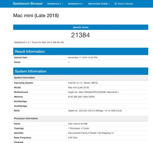 年末大サービス！今だけ大幅値下げ！!】mac mini 2018 i3 8GB 新型Mac