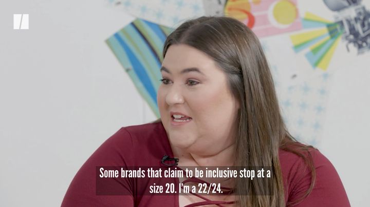 At an “ICYMI by HuffPost” panel discussion in New York on Jan. 15, body positivity activist Anastasia Garcia said that although some clothing brands advertise body positivity or offer plus-size clothing, that inclusivity is still limited.