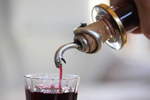 福田さんが制作したワイン用「注ぎ口」