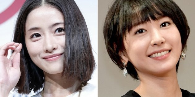 石原さとみ（左）、新垣結衣