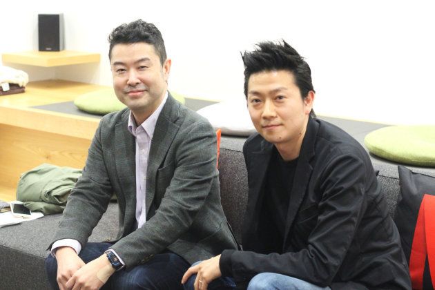 （左から）コンテンツアクイジション・アニメディレクターの沖浦泰斗さん、コンテンツマネージャーの坂本和隆さん。