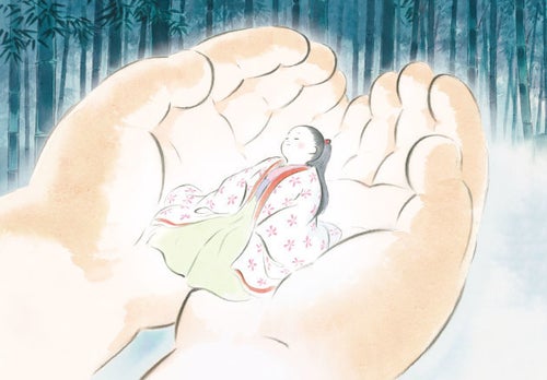 かぐや姫の物語 翁とかぐや姫のお香立て