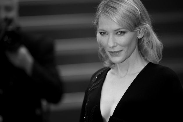 CANNES, FRANCE - MAY 23: An alternative view of Cate Blanchett during the 68th annual Cannes Film Festival on May 23, 2015 in Cannes, France. (Photo by Ian Gavan/French Select)