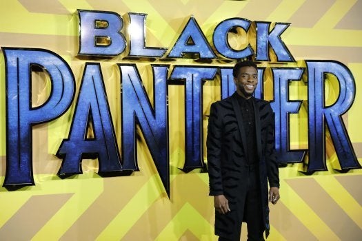 American actor Chadwick Boseman