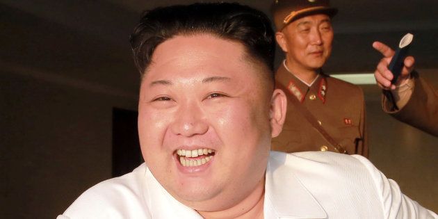 北朝鮮の最高指導者、金正恩・朝鮮労働党委員長。May 30, 2017. KCNA/via REUTERS ATTENTION EDITORS