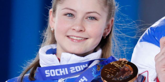 ソチ五輪で金メダルに輝いたリプニツカヤ選手＝2014年2月