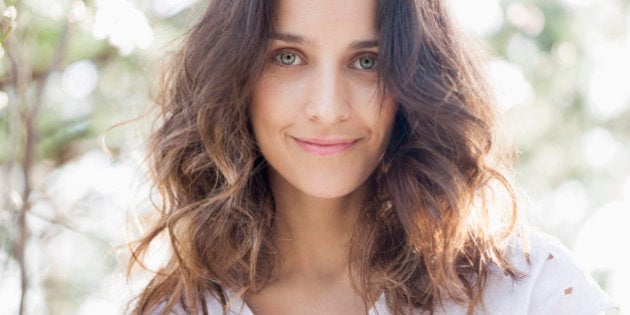 Portrait of a beautiful woman smiling