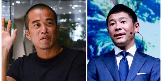 田端信太郎さん(左)、前澤友作さん