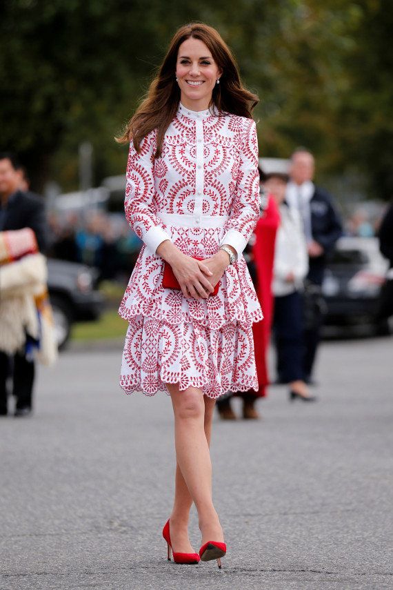 キャサリン妃 カナダ訪問のファッションが素敵 ワンピースは 画像集 ハフポスト