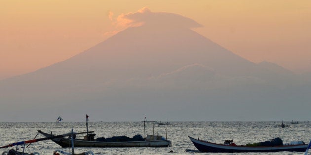 アグン山（September 21, 2017）