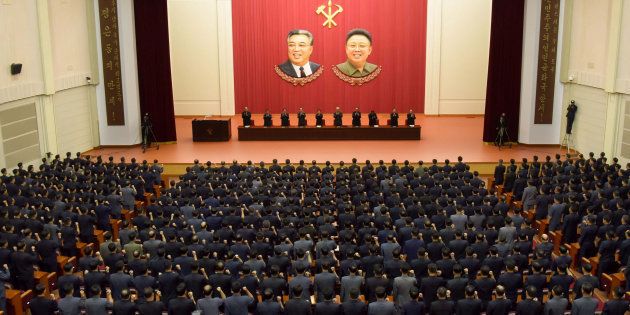 北朝鮮の朝鮮労働党・中央委員会本部が9月22日に開いた反米の総決起集会