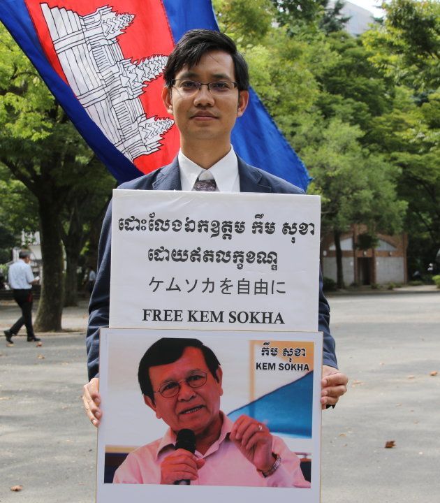 在日カンボジア人が安倍首相・河野外相に請願書を提出「自由で公平なカンボジア総選挙を実現して」