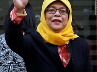 シンガポール初の女性大統領 初代大統領以来のマレー系 ハフポスト
