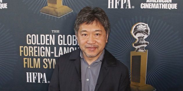 ゴールデングローブ賞授賞式に出席した是枝裕和監督。2019年1月5日、アメリカ合衆国・ハリウッド。