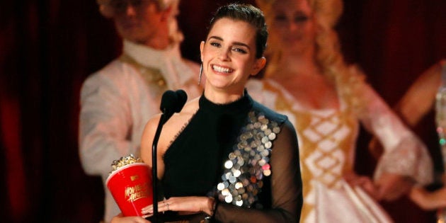 2017 MTV Movie and TV Awards - Show â Los Angeles, U.S., 07/05/2017 â Emma Watson accepts the Best Actor in a Movie award for