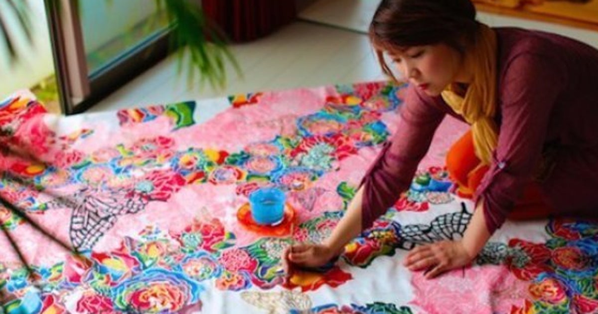 紅型小紋　しつけ付き未使用品　小柄な方向き 5c6326d8250000f5037ff33f.jpeg?