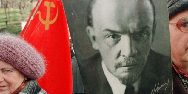 ソ連建国の父レーニンの写真