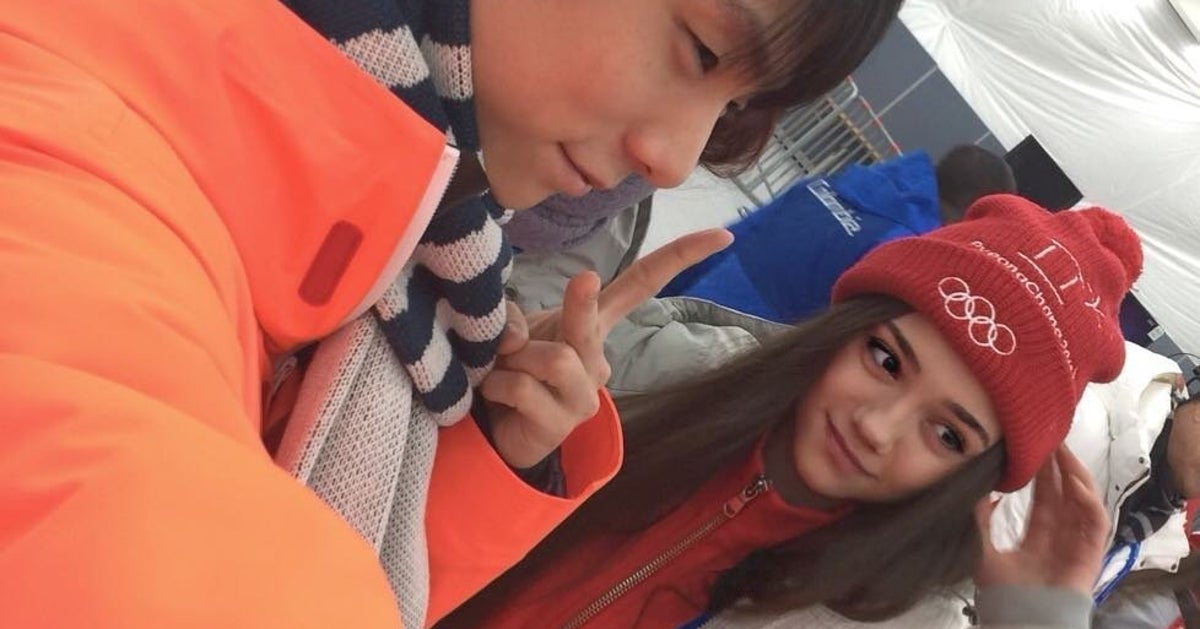 フィギュア界の 天使たち メドベージェワと羽生結弦が仲良しツーショット ハフポスト