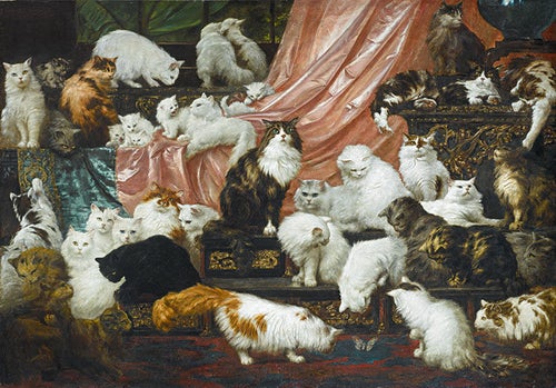 猫の絵画。珍品です。 猫の油絵F0ゼロ号原画 絵画 mimoza 通販 14645644｜Creema(クリーマ)