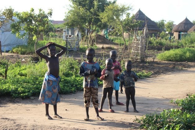 南スーダン難民の子どもたち