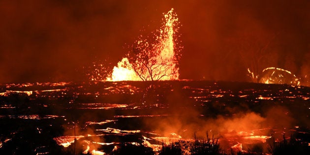 ハワイ島 キラウエア火山の噴火 煮えたぎるマグマが 島を飲み込んだ 動画 画像 ハフポスト World