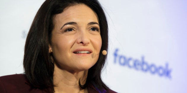 BERLIN, GERMANY - JANUARY 18: Chief Operating Officer at Facebook Sheryl Sandberg on January 18, 2016 in Berlin, Germany. (Photo by Thomas Trutschel/Photothek via Getty Images)