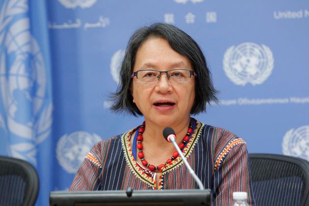 先住民の権利に関する国連の独立専門家ビクトリア・タウリ=コープス氏（Victoria Tauli-Corpuz）UN Photo/JC McIlwaine