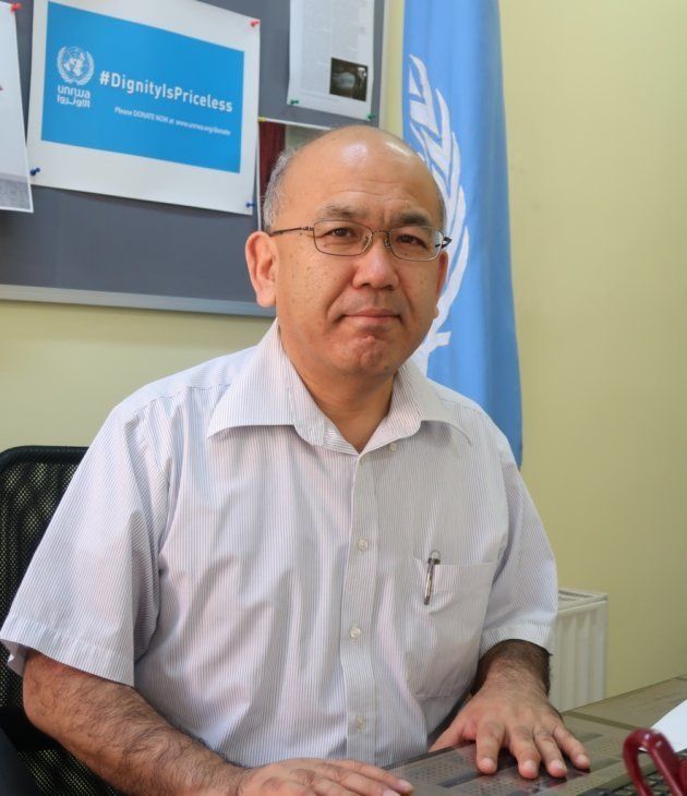 世界保健機関（WHO）でのキャリアを経て、2010年にUNRWA保健局長に就任した清田明宏氏