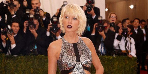 Singer-Songwriter Taylor Swift arrives at the Metropolitan Museum of Art Costume Institute Gala (Met Gala) to celebrate the opening of