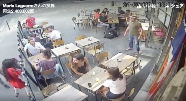 セクハラに抗議した女性を殴った男 世界に動画が広まり暴行容疑で逮捕 ハフポスト