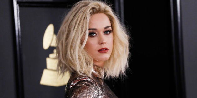 Singer Katy Perry arrives at the 59th Annual Grammy Awards in Los Angeles, California, U.S. , February 12, 2017. REUTERS/Mario Anzuoni