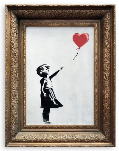 バンクシー 細断された少女と風船 Banksy - その他