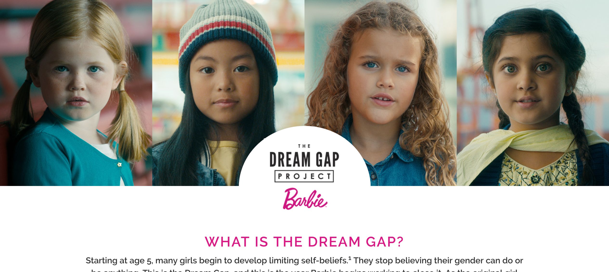 barbie dream gap project