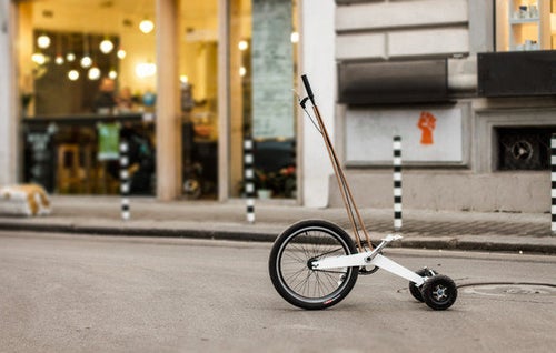 自転車 + 一輪車 ÷ 2 = ちょっとした移動にピッタリな新自転車