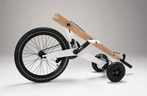 自転車 + 一輪車 ÷ 2 = ちょっとした移動にピッタリな新自転車