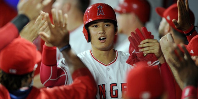 新人王に輝いた大谷翔平選手