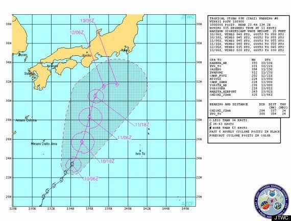 台風3号接近 梅雨前線もあり大雨に警戒 米軍の台風進路予想が気象庁予想と違うとの情報も ハフポスト