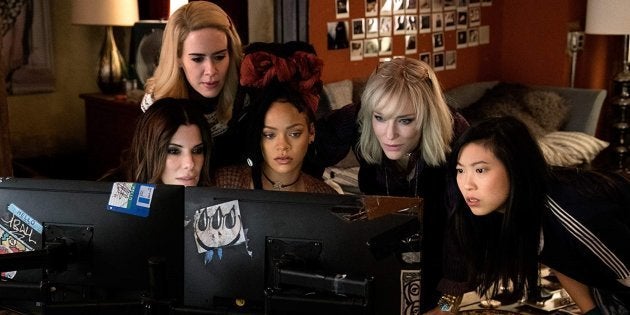 大人気オーシャンズシリーズの女性キャスト版。女優のサンドラ ブロックから歌手のリアーナまで多様なキャスティングが話題に