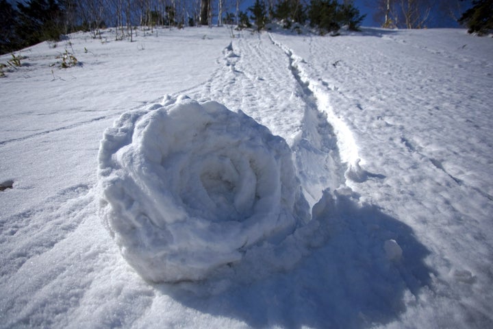 雪まくり 雪ひも って何 冬の幻想的な風景たち 画像集 ハフポスト Life