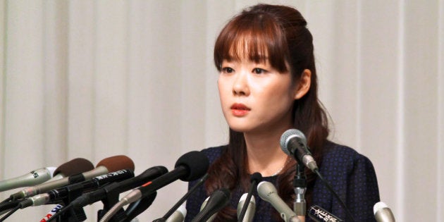 Haruko Obokata, a researcher at Riken research institution, attends a news conference in Osaka, Japan, on Wednesday, April 9, 2014. Japans Riken research center said on April 1 some data were falsified in a pair of studies that had outlined a simpler, quicker way of making stem cells. Obokata, who had led the studies, told reporters today she was able to replicate STAP stem cells more than 200 times. Photographer: Tetsuya Yamada/Bloomberg via Getty Images