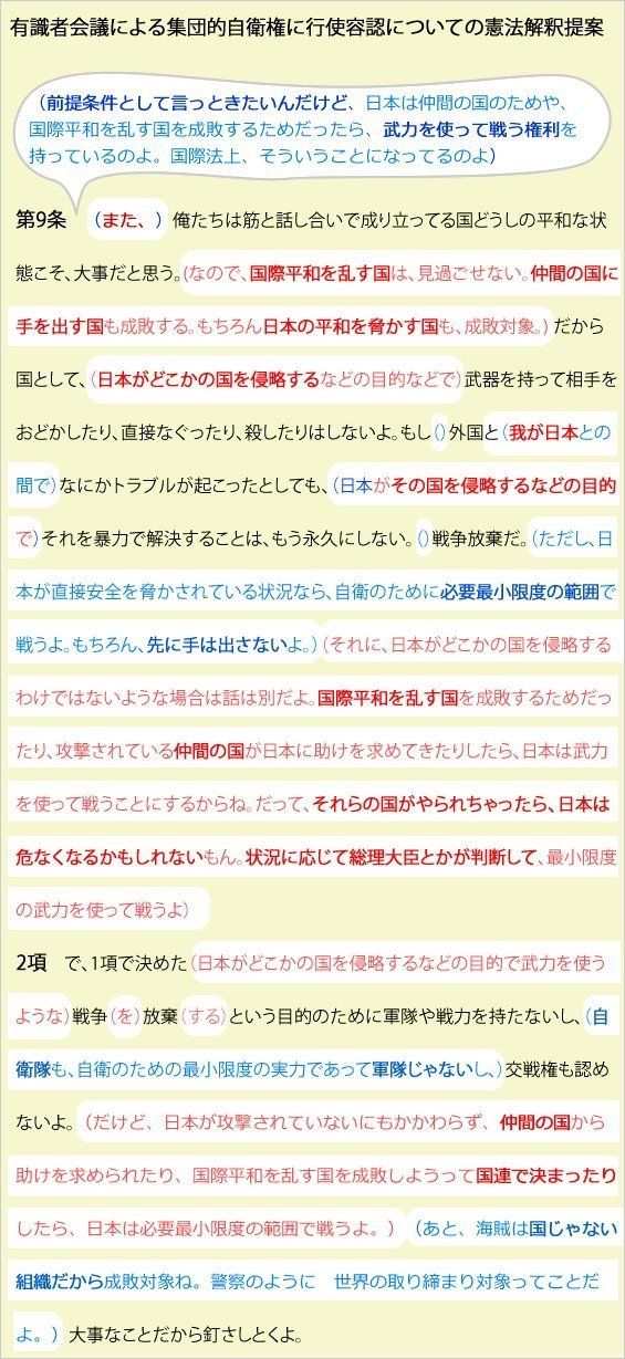 集団的自衛権 安倍首相は憲法解釈をどう変えたいの 口語訳してみた ハフポスト