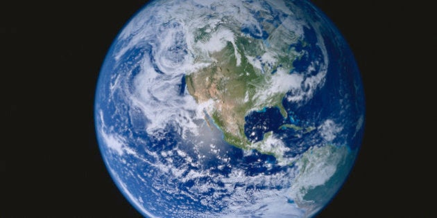 Earth with North America prominent