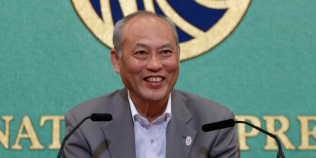 Tokyo Governor Yoichi Masuzoe attends a news conference at the Japan National Press Club in Tokyo June 6, 2014. Masuzoe on Friday said developing a casino was not a priority for the city and urged more debate about potential problems like money laundering that could arise should casinos be legalised in Japan. REUTERS/Yuya Shino (JAPAN - Tags: BUSINESS SOCIETY TRAVEL POLITICS)