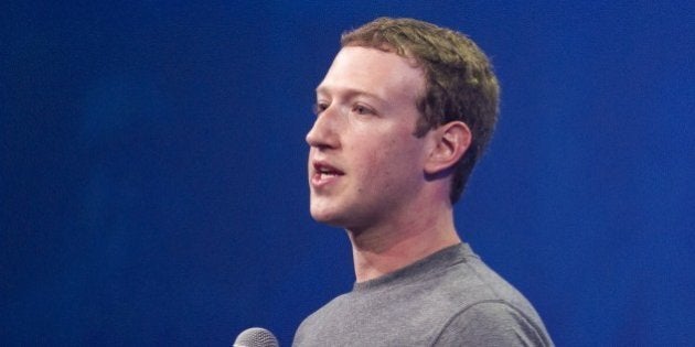 Facebook CEO Mark Zuckerberg speaks at the F8 summit in San Francisco, California, on March 25, 2015. Zuckerberg introduced a new messenger platform at the event. AFP PHOTO/JOSH EDELSON (Photo credit should read Josh Edelson/AFP/Getty Images)