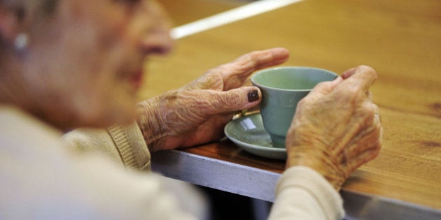 BARNET, ENGLAND - DECEMBER 04: Elderly people enjoy refreshments at the AgeUK Ann Owens Centre on December 4, 2013 in Barnet, England. AgeUK are a nationwide charity organisation that work with the growing number of elderly people throughout the UK. They run a number of activities for the elderly ranging from cookery classes to Tai Chi and try to improve the lives of pensioners from loneliness to fitness. (Photo by Bethany Clarke/Getty Images)